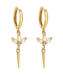 Oorbellen - Alyssa wit