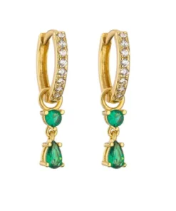 Oorbellen - Kiera groen