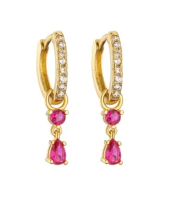 Oorbellen - Kiera roze